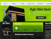 Tablet Screenshot of hafizbilalqadri.com